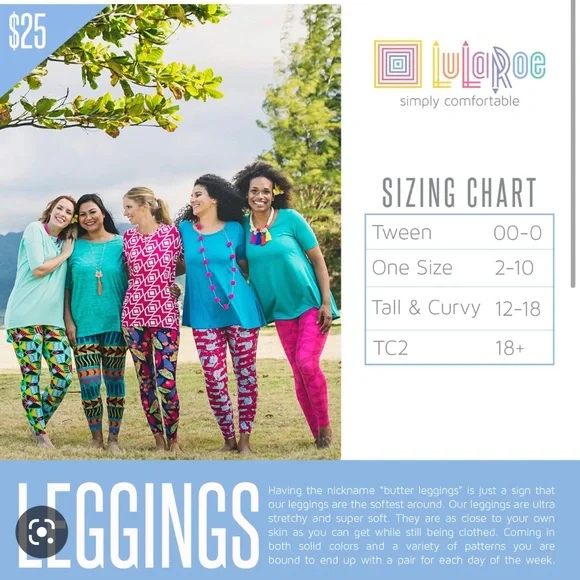 LuLaRoe Valentines TC legging NEW in the package - Picture 4 of 4